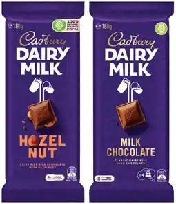 IGA Cadbury Chocolate Block 150‑190g Selected Varieties offer