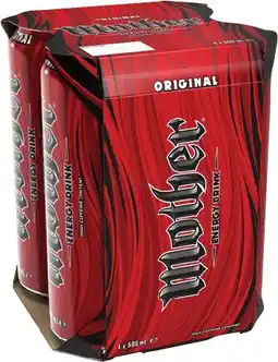 IGA Mother Energy Drink 4x500mL Selected Varieties offer