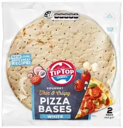 IGA Tip Top Gourmet Pizza Bases 2 Pack Selected Varieties offer