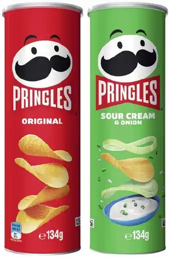 IGA Pringles Chips 118‑134g Selected Varieties offer