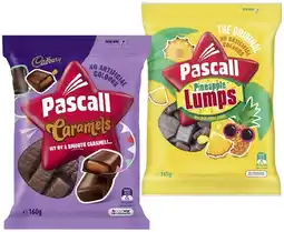 IGA Pascall Chocolate Share Bag 120‑185g or Cadbury Bitesize 120‑150g Selected Varieties offer