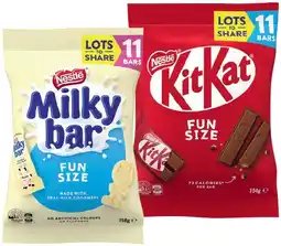 IGA Nestlé Fun Size 11 Pack Selected Varieties offer