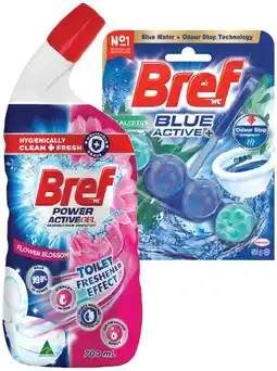 IGA Bref Rim Block Toilet Cleaner 42‑50g or Gel 600‑700mL Selected Varieties offer