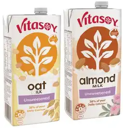 IGA Vitasoy Almond, Oat or Soy Milky Milk 1 Litre Selected Varieties offer