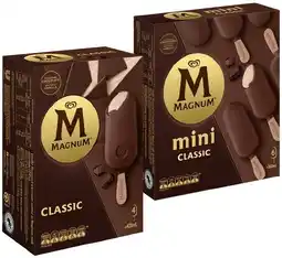 IGA Streets Magnum Ice Creams 4 Pack or Mini 6 Pack Selected Varieties offer