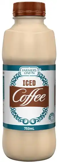 IGA Farmers Union Iced Coffee 750mL Selected Varieties offer