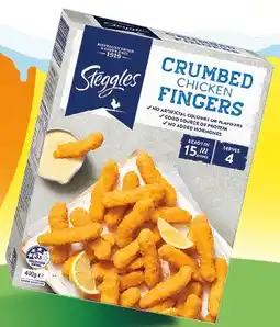 IGA Steggles Crumbed Chicken Fingers 400g Selected Varieties offer