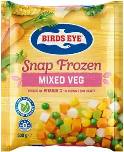 IGA Birds Eye Snap Frozen Vegetables 500g Selected Varieties offer