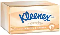 IGA Kleenex Wellbeing Facial Tissues 140 Pack Selected Varieties offer