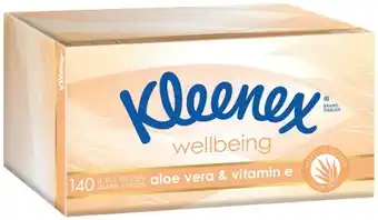 IGA Kleenex Wellbeing Facial Tissues 140 Pack Selected Varieties offer