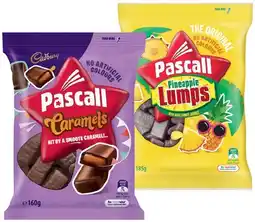 IGA Pascall Chocolate Share Bag 120‑185g or Cadbury Bitesize 120‑150g Selected Varieties offer