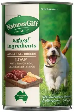 IGA Nature's Gift Wet Dog Food 700g Selected Varieties offer