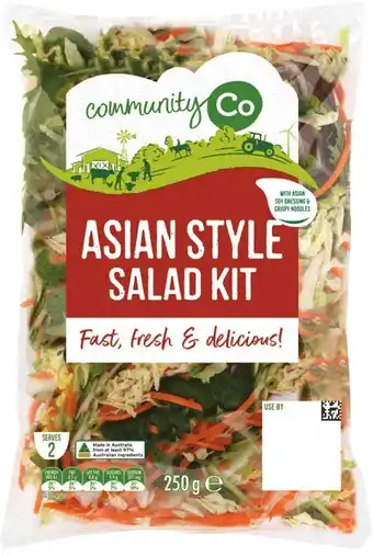 IGA Community Co Asian Style Salad Kit 250g offer