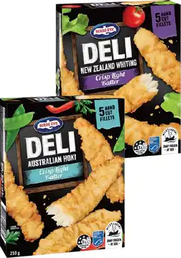 IGA Birds Eye Deli Frozen Seafood 225‑250g Selected Varieties offer