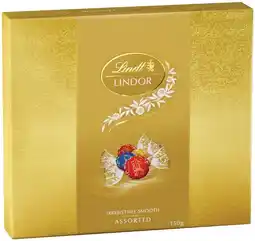 IGA Lindt Lindor Chocolate Gift Box 147‑150g Selected Varieties offer