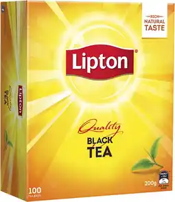 IGA Lipton Black Tea Bags 100 Pack Selected Varieties offer