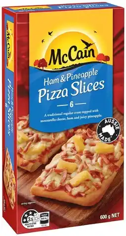 IGA McCain Pizza Slices 540‑600g Selected Varieties offer