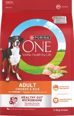 IGA Purina One Dry Dog Food 2.5kg Selected Varieties offer