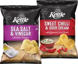 IGA Kettle Potato Chips 135‑165g Selected Varieties offer