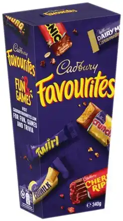 IGA Cadbury Favourites 336‑340g Selected Varieties offer