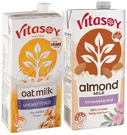 IGA Vitasoy Almond Milk, Oat Milk or Soy Milky 1 Litre Selected Varieties offer