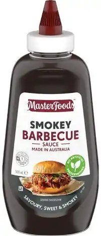 IGA MasterFoods Barbecue Squeezy Sauce 500mL Selected Varieties offer