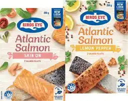 IGA Birds Eye Atlantic Salmon or Barramundi 250g Selected Varieties offer