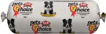 IGA Pets First Choice Dog Roll 3kg (from the Meat Department) offer