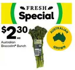 Woolworths Australian Broccolini Bunch offer