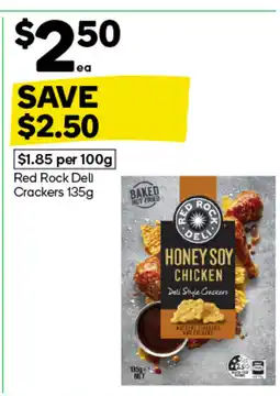 Woolworths Red Rock Deli Crackers offer