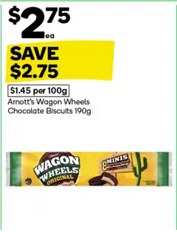 Woolworths Arnott's Wagon Wheels Chocolate Biscuits offer