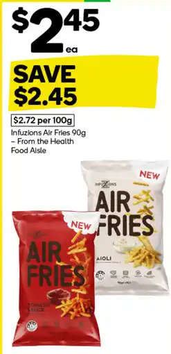 Woolworths Infuzions Air Fries offer