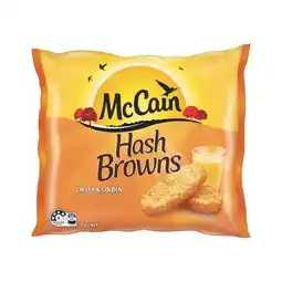 Woolworths McCain Hash Browns 750g offer