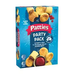 Woolworths Patties Party Pack 1.25 kg or Mini Mix 1 kg offer