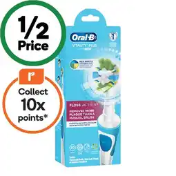 Woolworths Oral-B Vitality Floss Action Electric Toothbrush offer