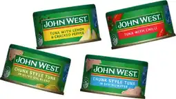 Coles John West Tuna Tempters 95g offer