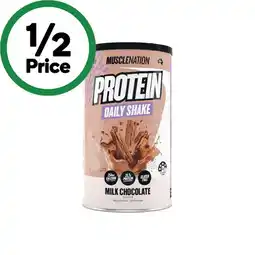 Woolworths Muscle Nation Protein Daily Shake Powder 300-400g offer