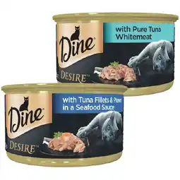 Woolworths Dine Desire Wet Cat Food 85g offer