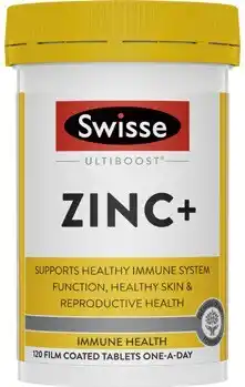 Coles Swisse Ultiboost Zinc+ Tablets 120 Pack offer