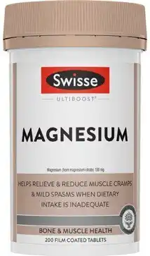 Coles Swisse Ultiboost Magnesium Tablets 200 Pack offer