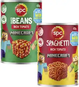 Coles SPC Baked Beans or Spaghetti 420g-425g offer