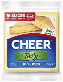 Coles Cheer Cheese Slices Refill 250g offer