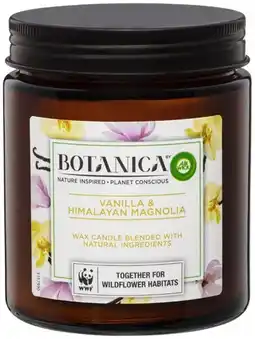 Coles Botanica by Air Wick Scented Candle 1 Each offer