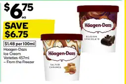 Woolworths Haagen-Dazs Ice Cream offer