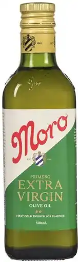 Coles Moro Extra Virgin Olive Oil 500mL offer