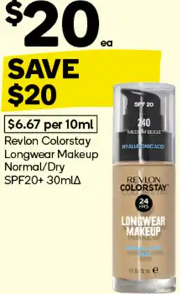 Woolworths Revlon colorstay longwear makeup offer