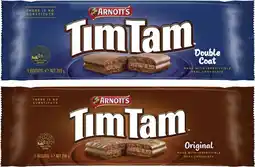 Coles Arnott's Tim Tam Biscuits 165g-200g offer