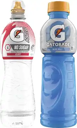 Coles Gatorade Sports Drink or G Active Water 600mL offer