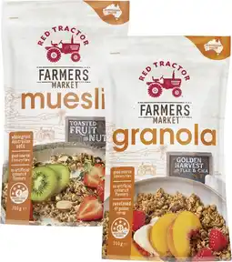 Coles Red Tractor Farmers Market Granola or Muesli 700g offer