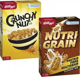 Coles Kellogg's Nutri Grain 290g or Crunchy Nut Corn Flakes 380g offer